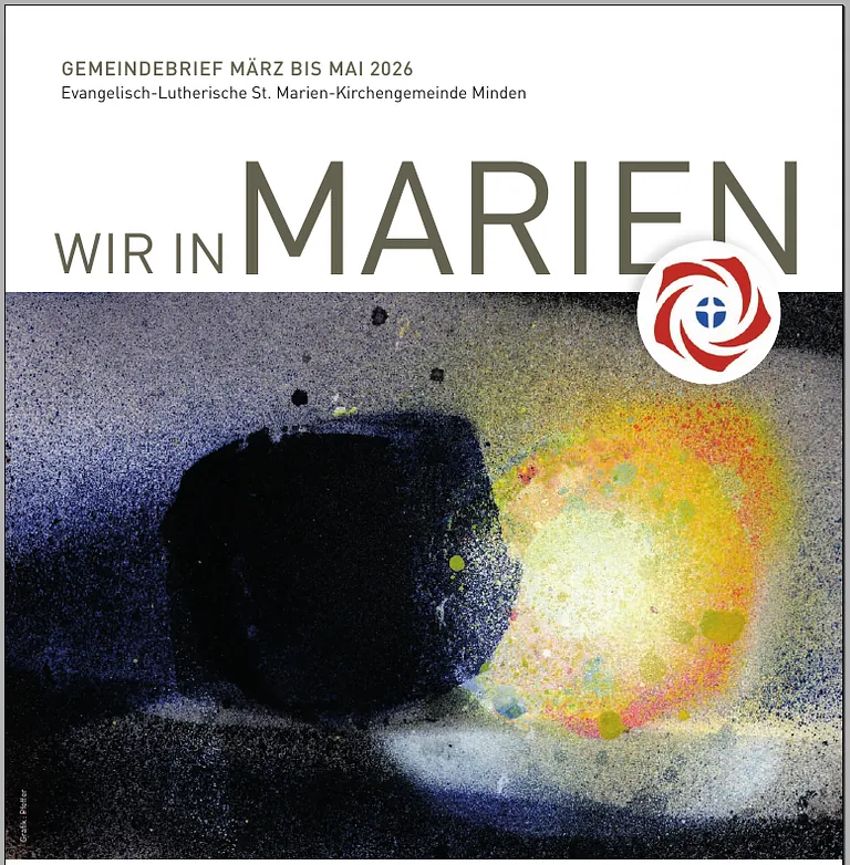 Titelbild des Gemeindebriefes der Kirchengemeinde St. Marien in Minden vom März 2026